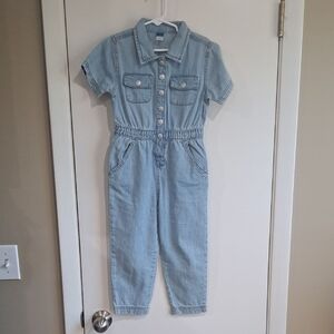 Old Navy Light Blue Kids Denim Romper
